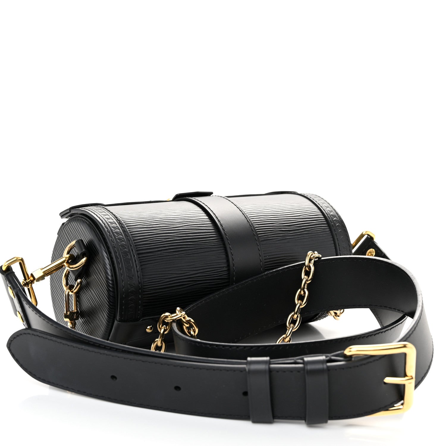 Louis Vuitton Epi Papillon Trunk Black 3 of 9