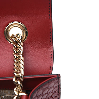 Gucci Microguccissima Medium Emily Chain Shoulder Bag Red 10 of 10