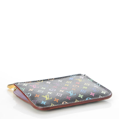 Louis Vuitton Monogram Multicolor Key Pouch Black Violet 4 of 7