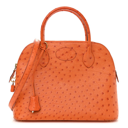 Hermes Ostrich Bolide 31 Orange 1 of 10