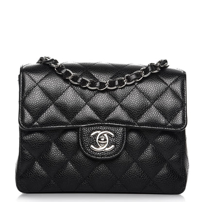 Chanel Caviar Quilted Mini Square Flap Black 1 of 8