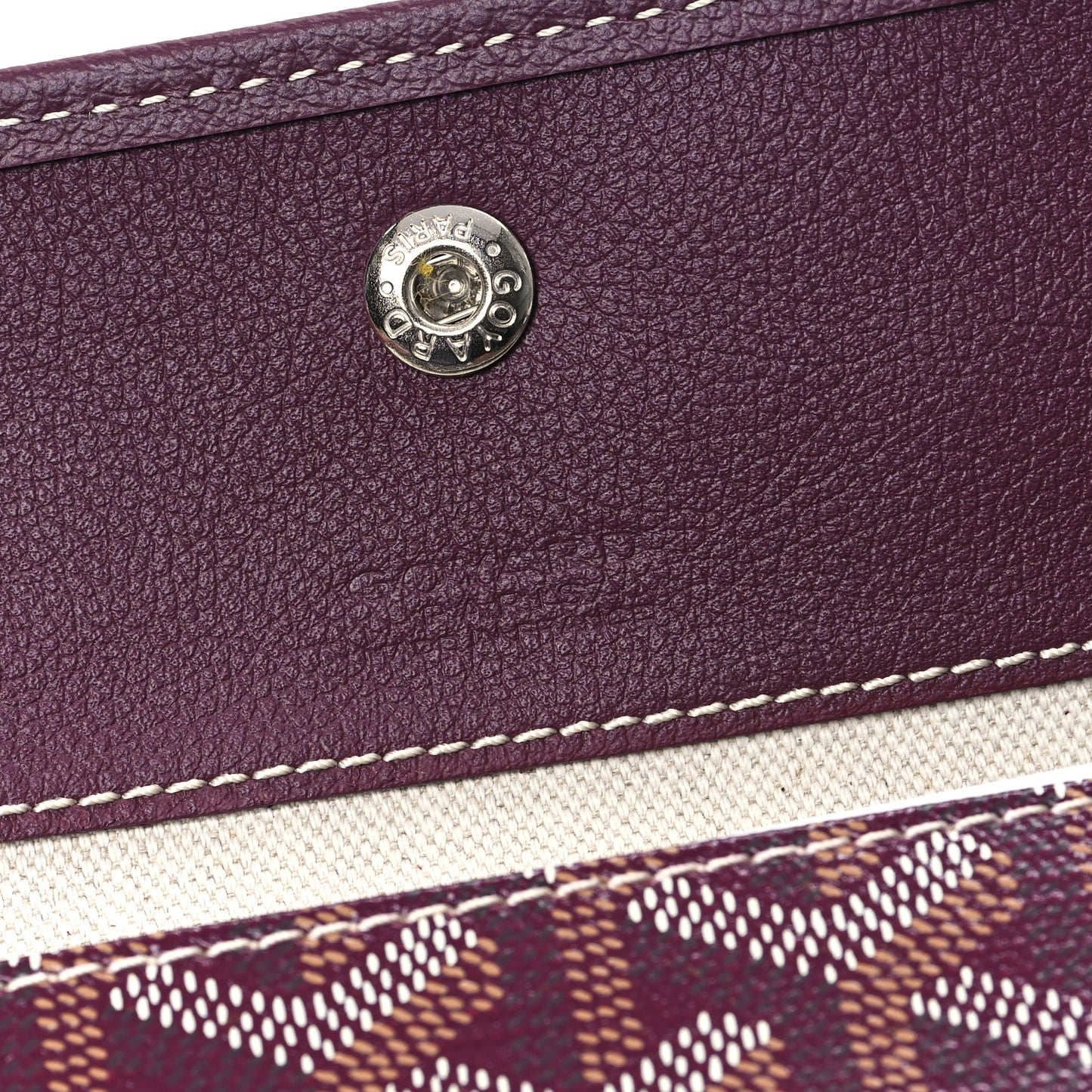 Goyardine Boheme Hobo Burgundy