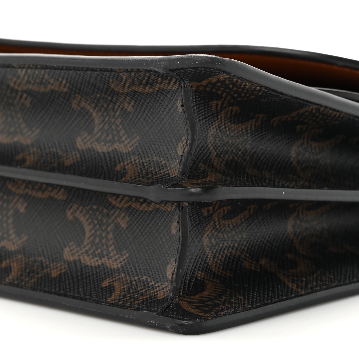 Triomphe Canvas Lambskin Wallet On Strap Tan