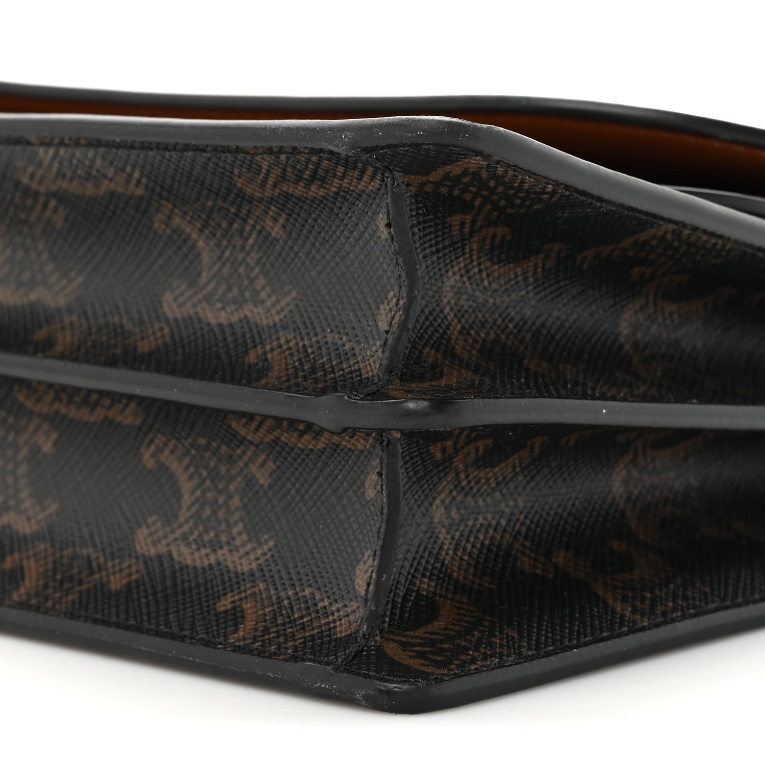 Celine Triomphe Canvas Lambskin Wallet On Strap Tan 8 of 10
