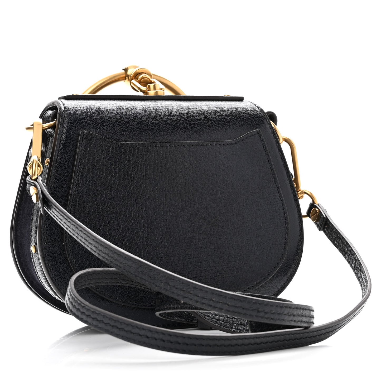 Calfskin Small Nile Bracelet Bag Black