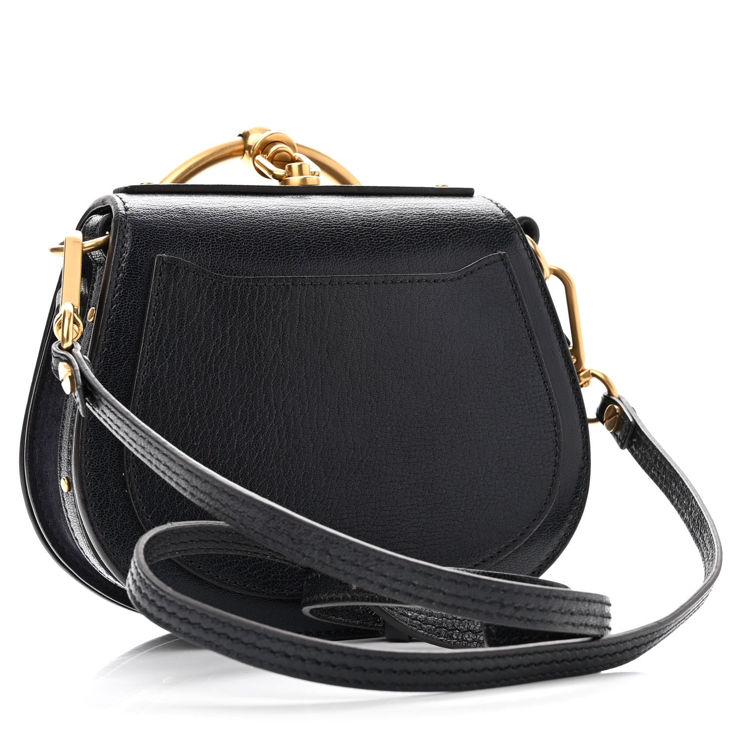 Chloe Calfskin Small Nile Bracelet Bag Black 3 of 13