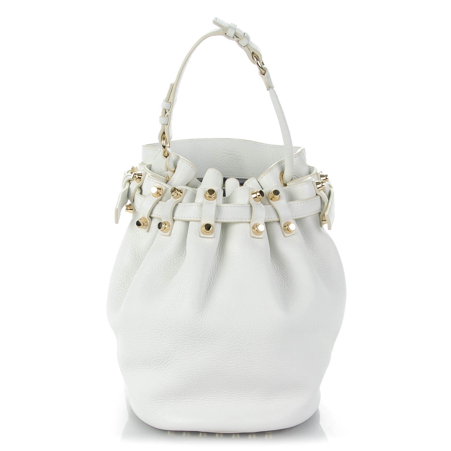 Alexander Wang Pebbled Lambskin Diego Bucket Bag Peroxide 1 of 7