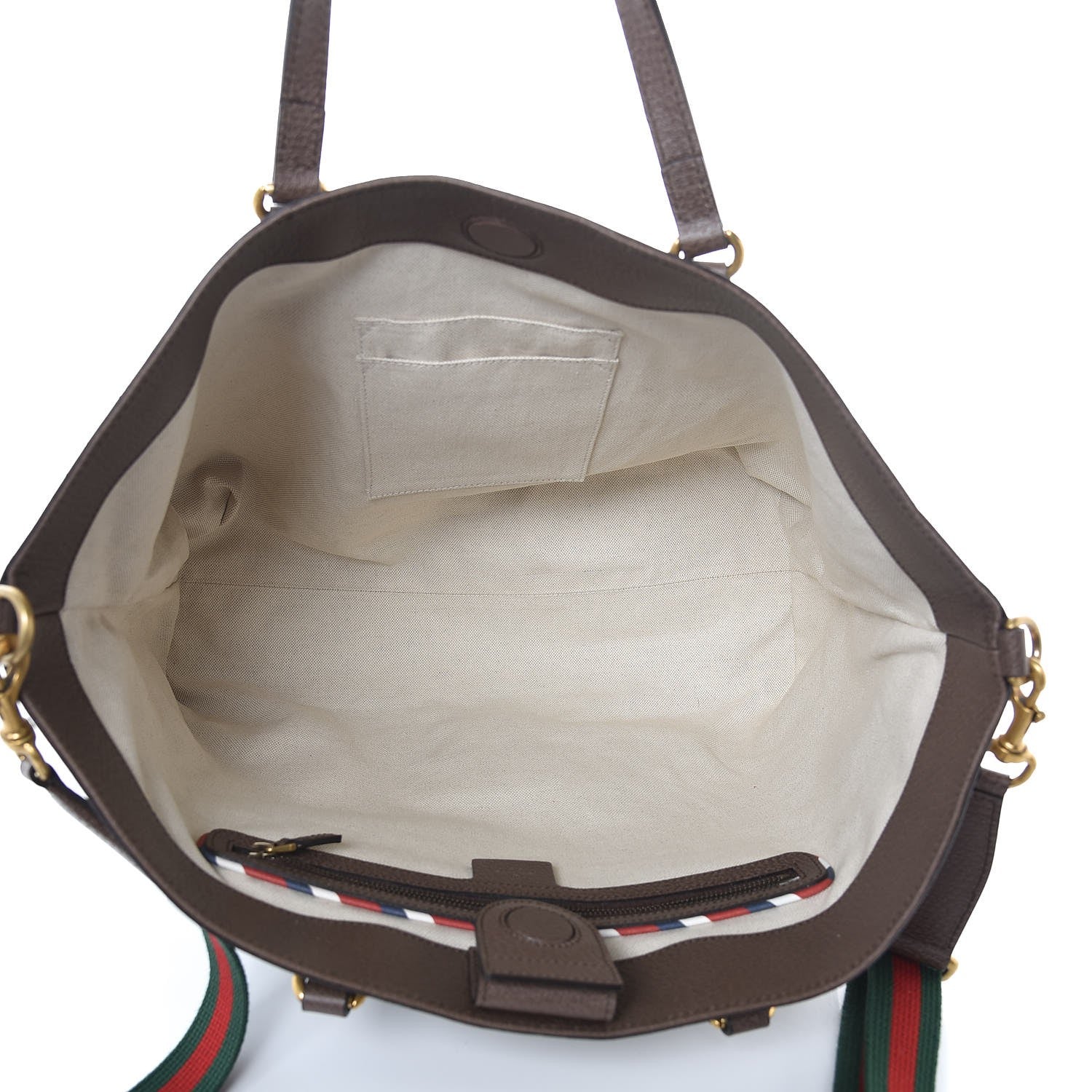Gucci Soft GG Supreme Monogram Courrier Medium Crossbody Tote Beige New Acero 6 of 13