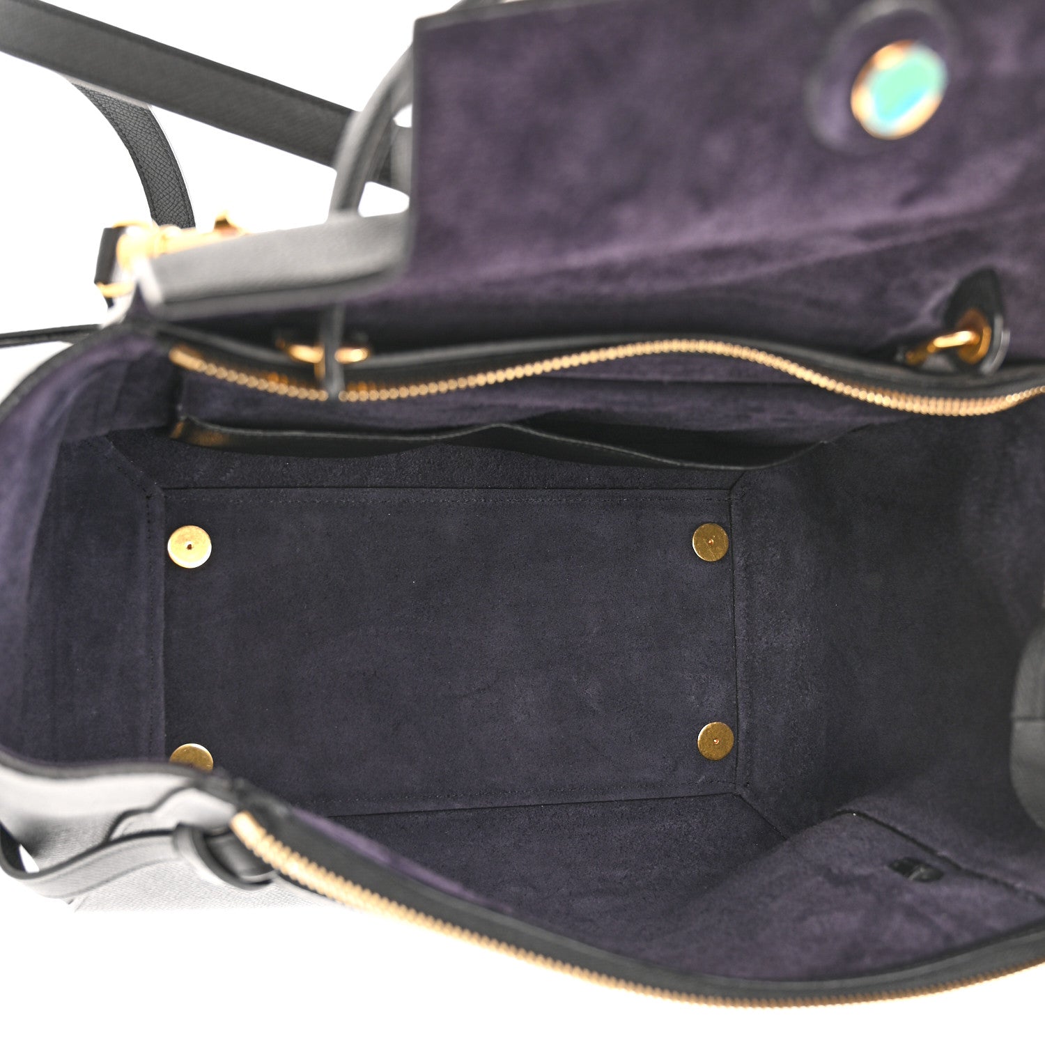 Celine Grained Calfskin Mini Belt Bag Black 5 of 15