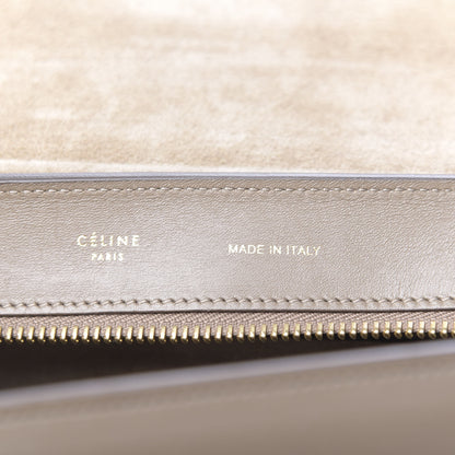 Celine Smooth Calfskin Medium Trapeze Souris 7 of 12
