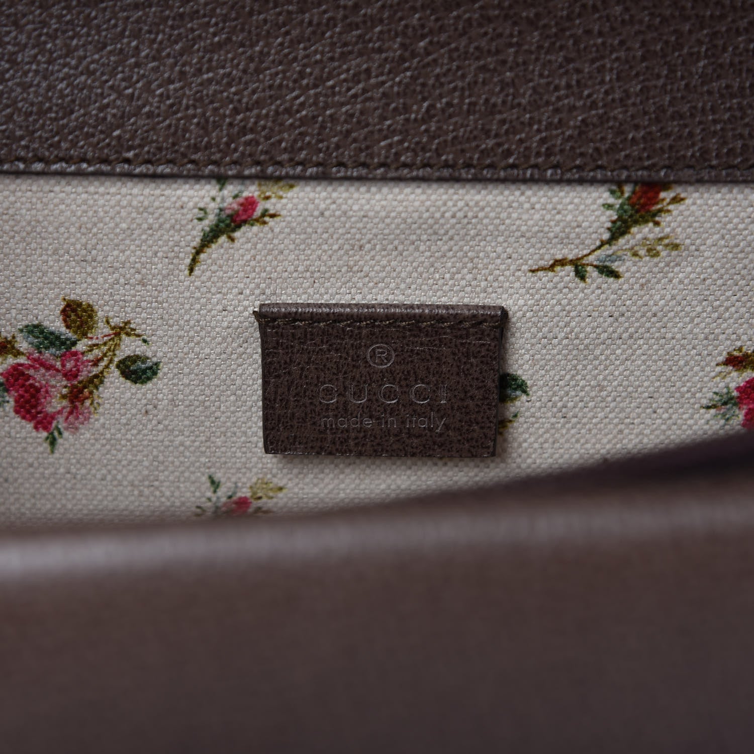 Gucci Calfskin Web Floral Embroidered Medium Dionysus Shoulder Bag New Acero 9 of 11