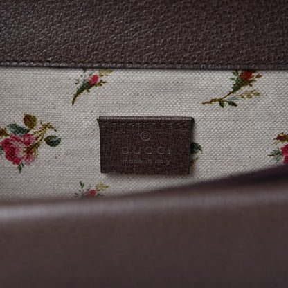Gucci Calfskin Web Floral Embroidered Medium Dionysus Shoulder Bag New Acero 9 of 11