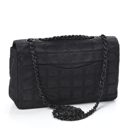 Chanel Nylon Medium Travel Flap Black 2 of 10