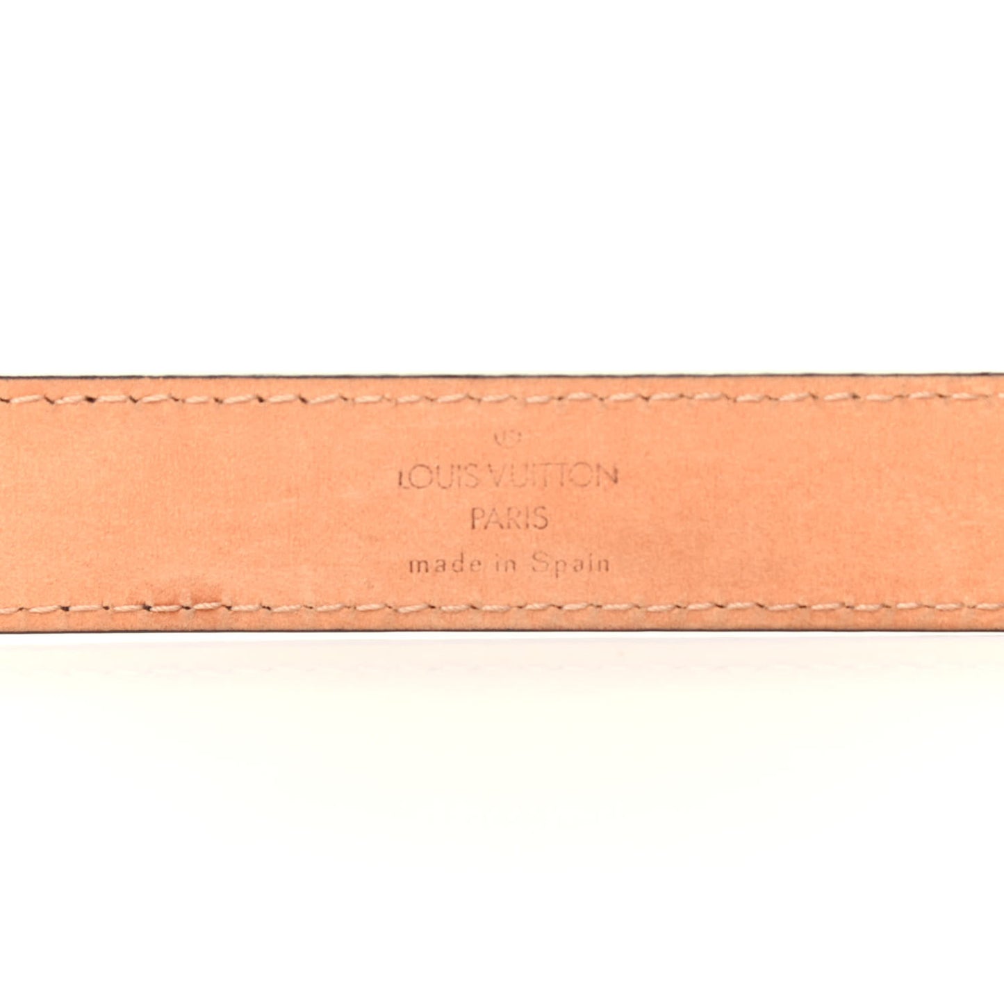 Calfskin Monogram 30mm LV Initiales Belt 95 38 Black