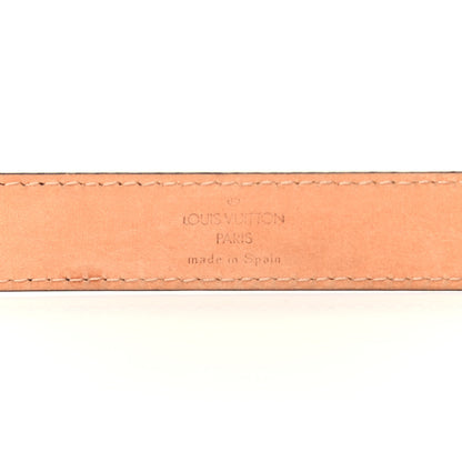 Louis Vuitton Calfskin Monogram 30mm LV Initiales Belt 95 38 Black 3 of 4