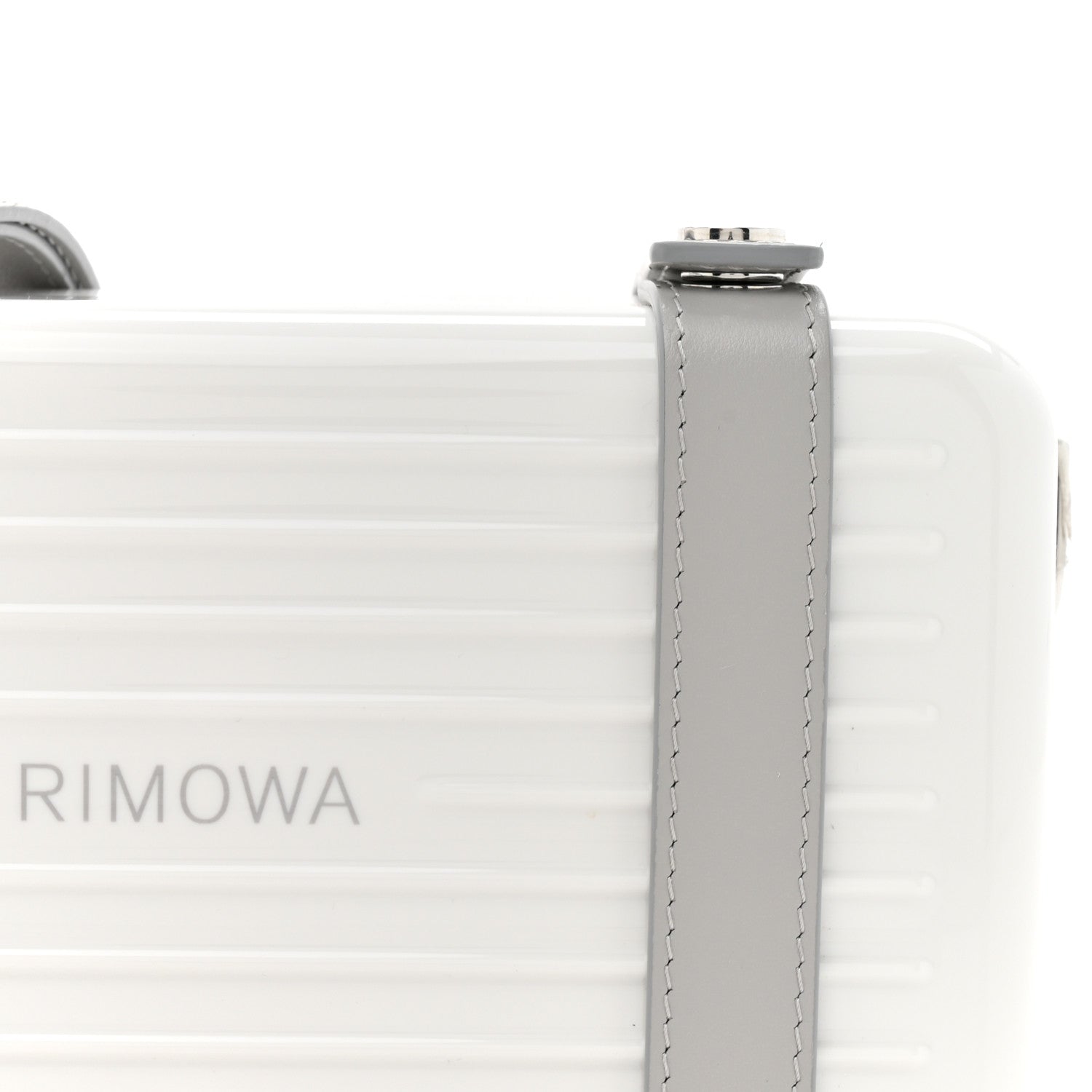 Rimowa Gloss Polycarbonate Personal Cross-Body Bag White Grey 8 of 11
