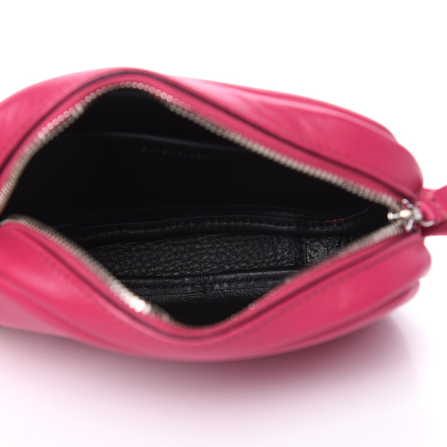 Calfskin Logo XS Everyday Camera Bag Rose Indien Black