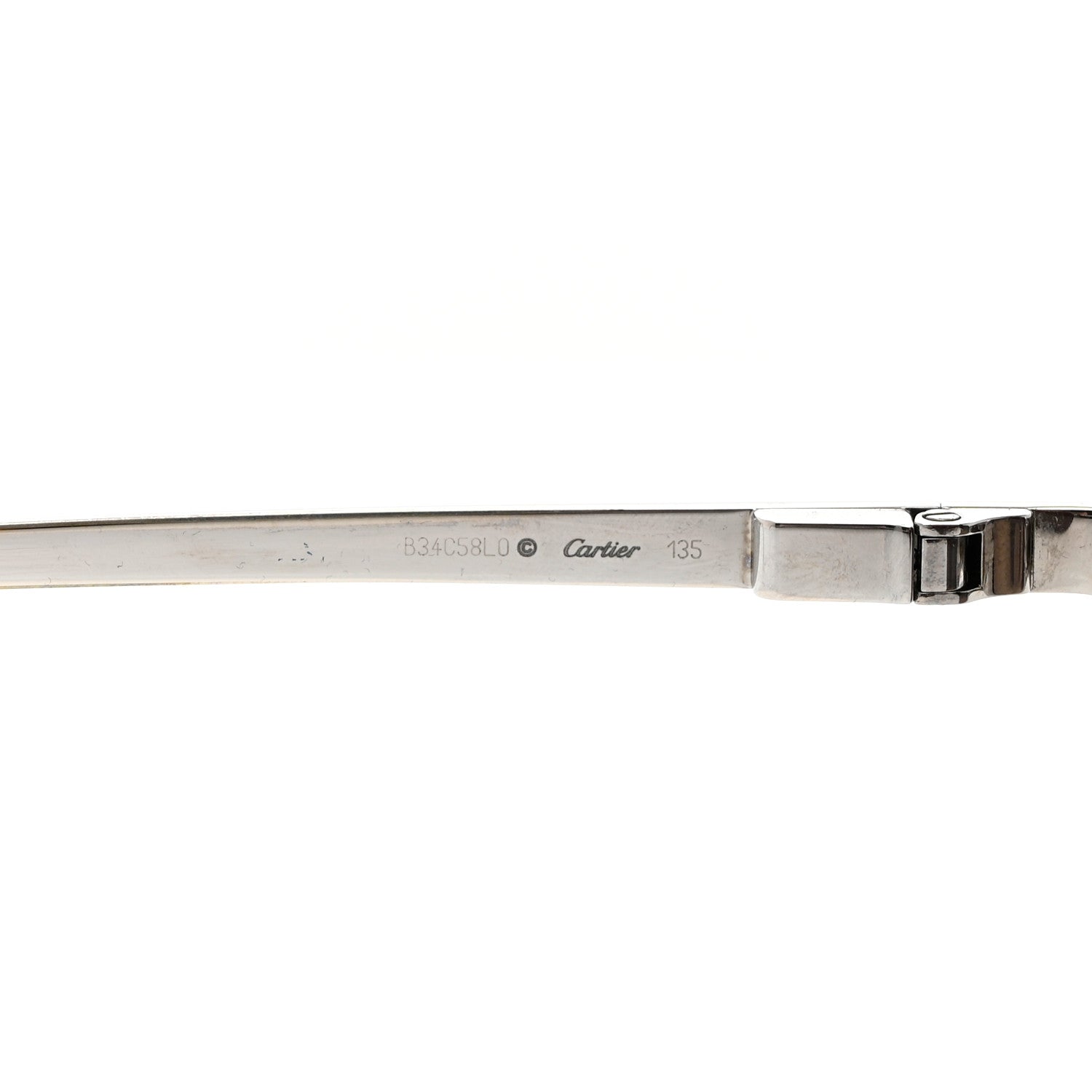 Cartier Santos de Cartier Sunglasses CT0034S Black 5 of 8