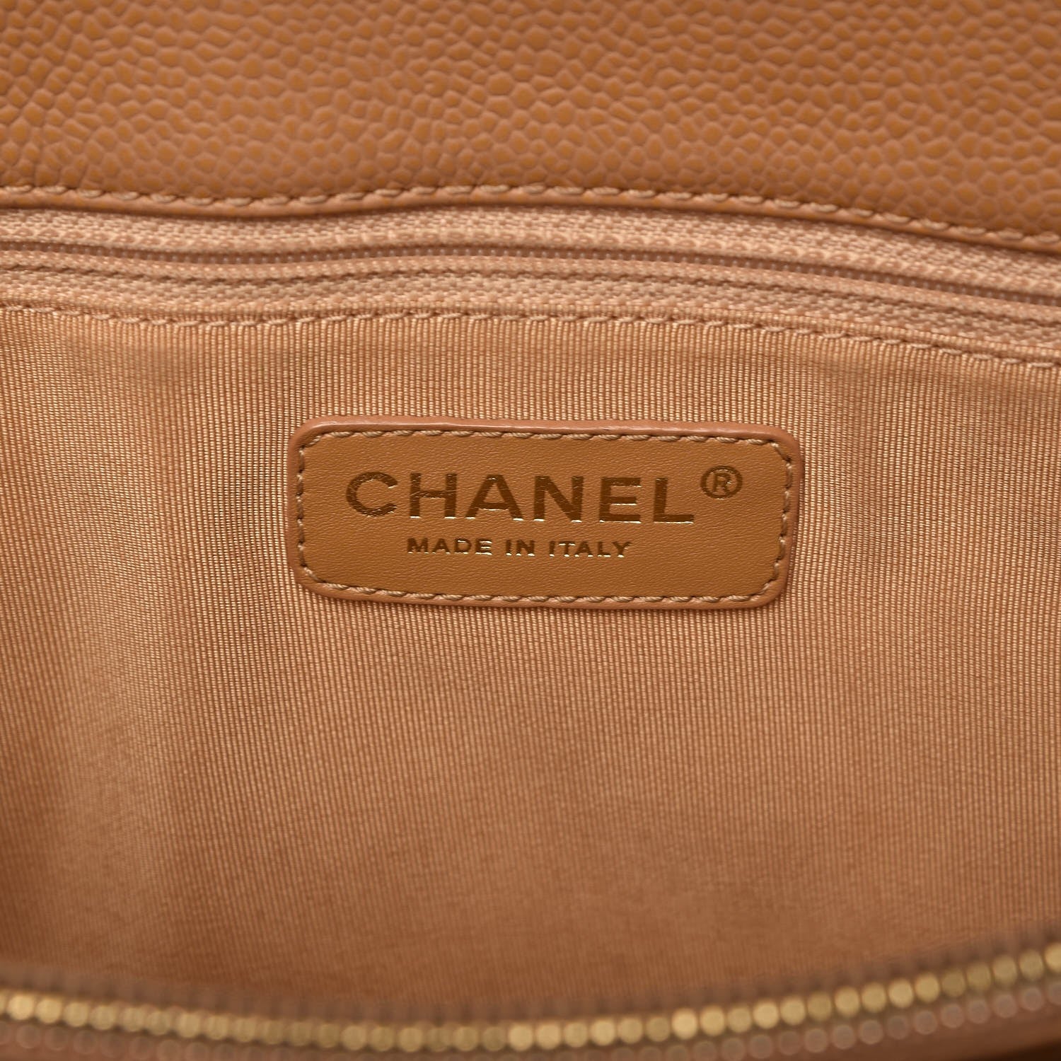 Chanel Caviar Quilted Grand Shopping Tote GST Beige 6 of 25