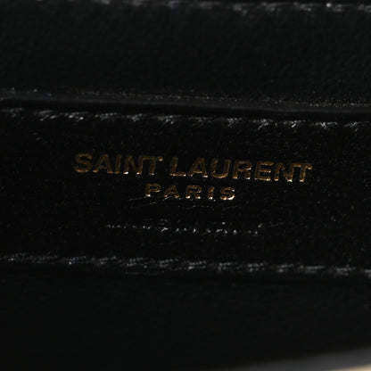 Saint Laurent Soft UltraCalfskin Monogram Medium Solferino Satchel Black Burro 6 of 10