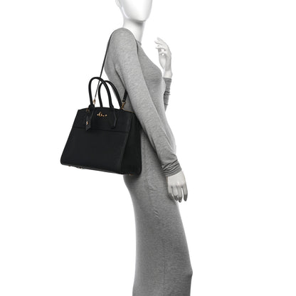 Louis Vuitton Taurillon City Steamer MM Black 2 of 14