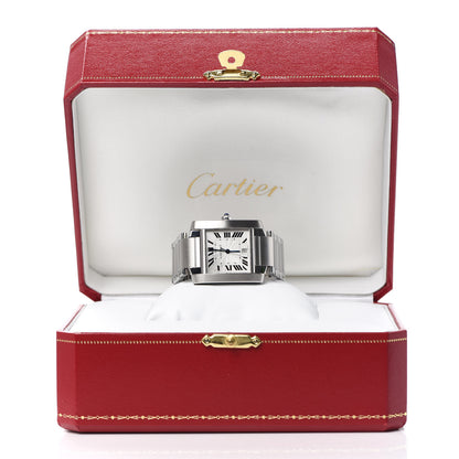 Cartier Stainless Steel 28mm Tank Francaise Automatic Watch 6 of 6