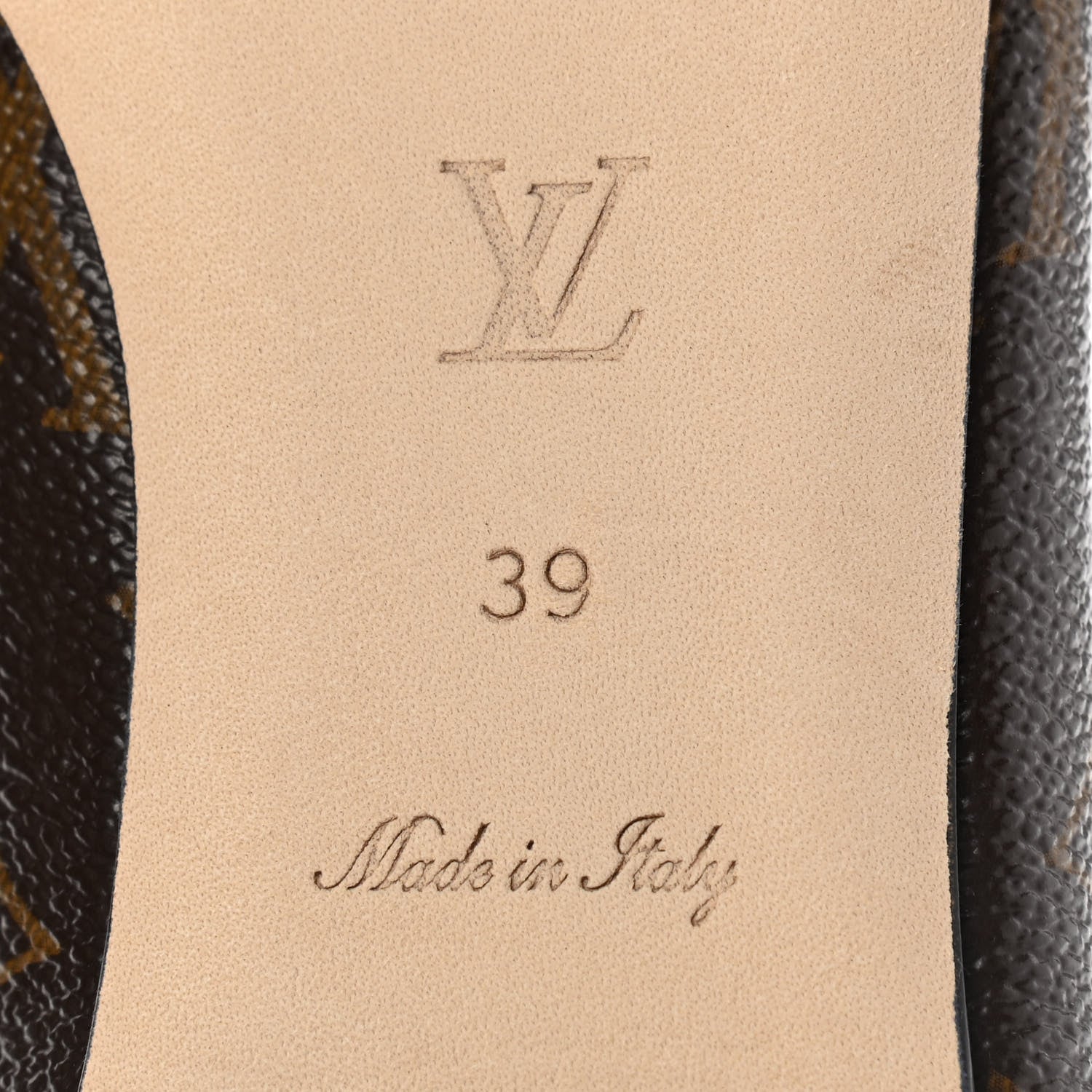 Louis Vuitton Monogram Lambskin Patent Joy Ballerina Flats 39 Black 6 of 8