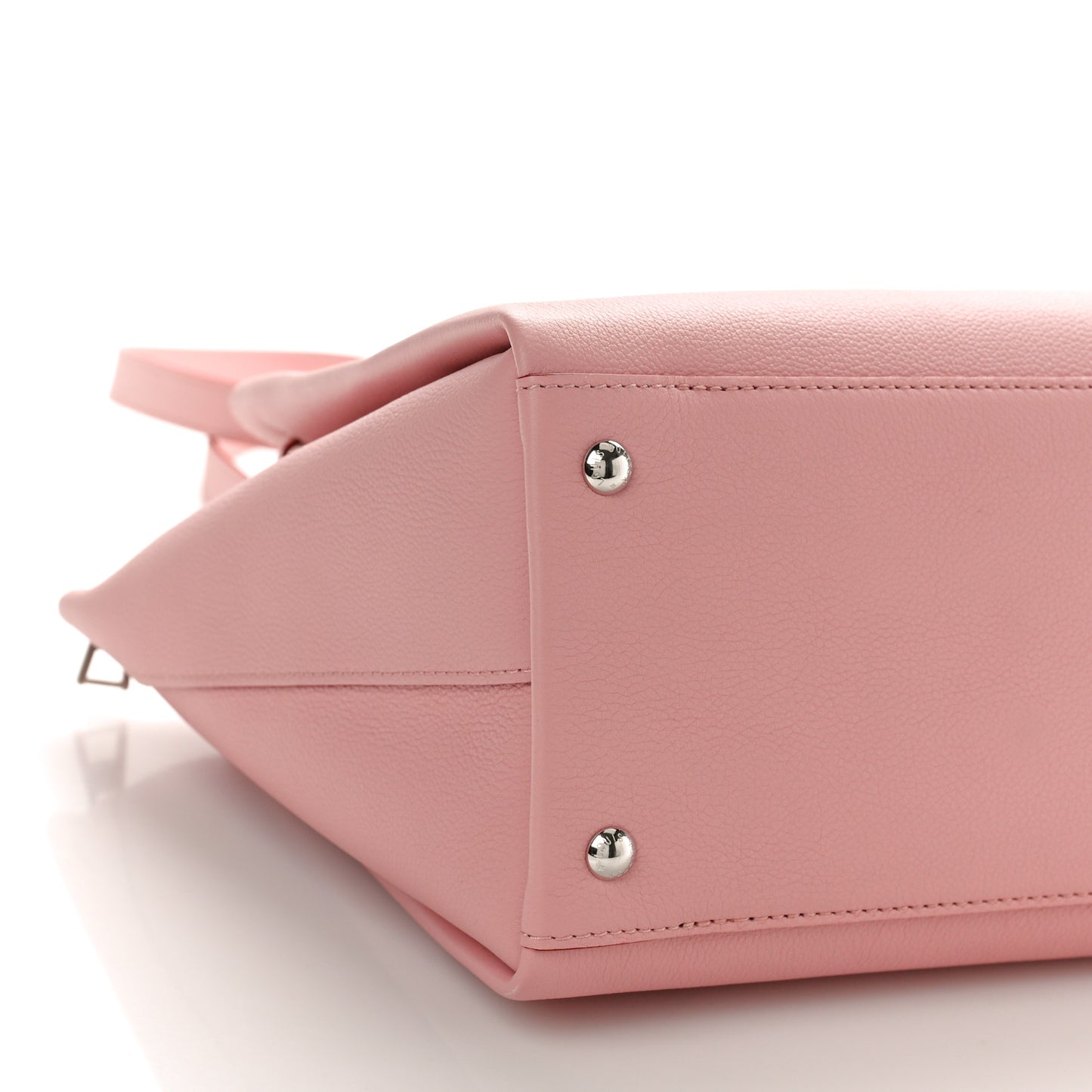 Calfskin Lockmeto Rose Poudre