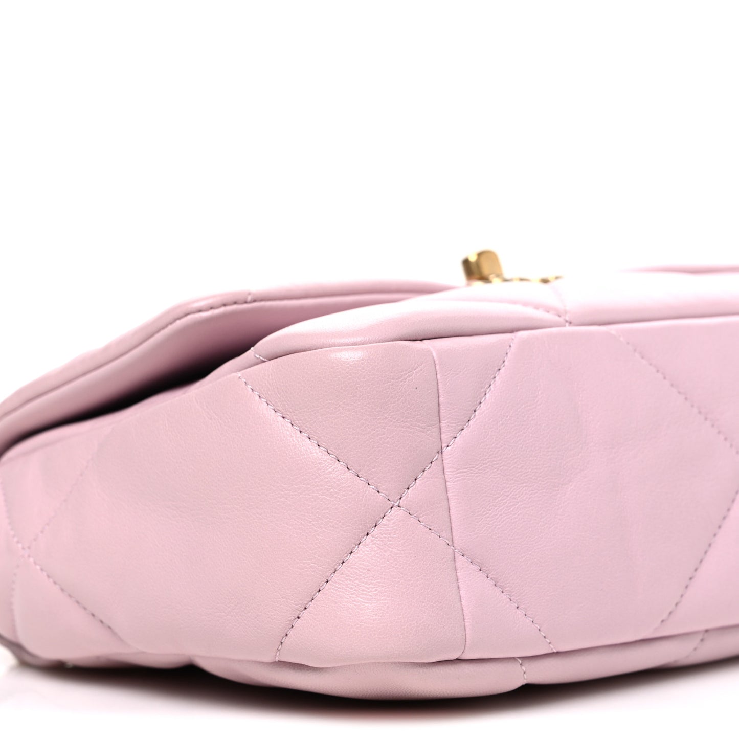 Lambskin Quilted Medium Chanel 19 Flap Light Pink