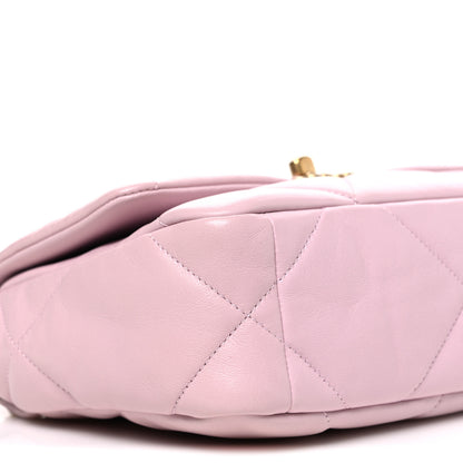 Chanel Lambskin Quilted Medium Chanel 19 Flap Light Pink 9 of 11