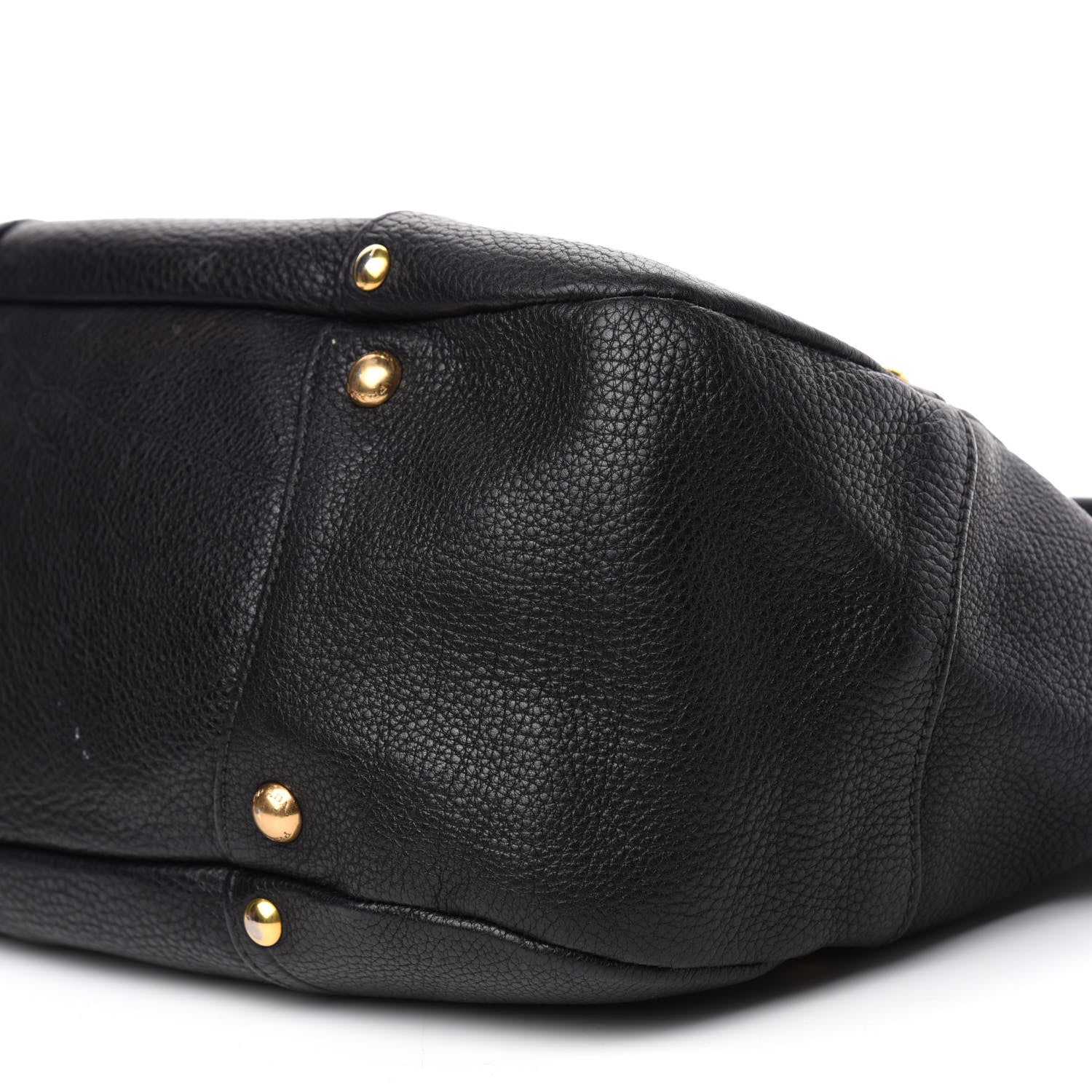 Prada Vitello Daino Pushlock Tote Black 7 of 11