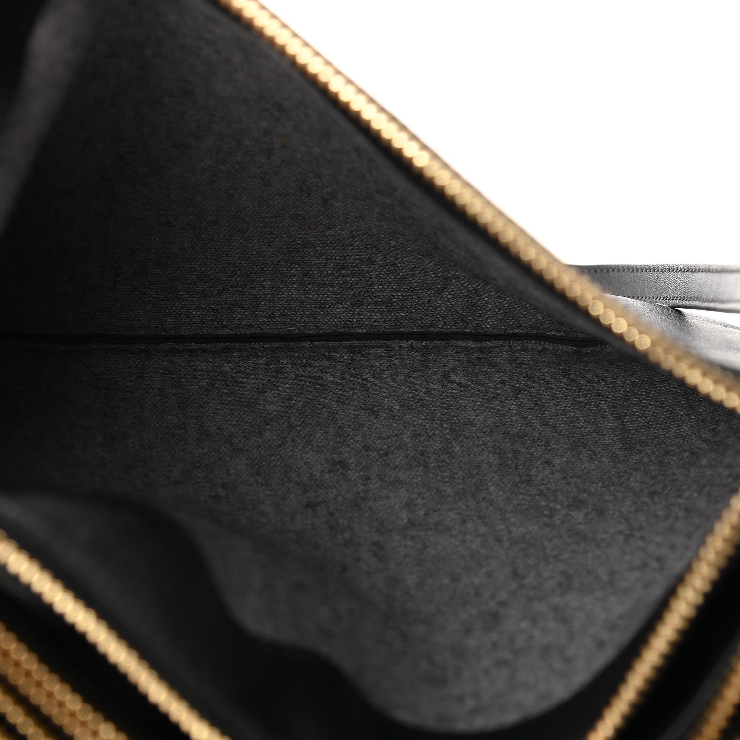 Celine Lambskin Large Trio Crossbody Bag Black 5 of 11