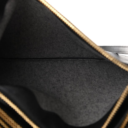 Celine Lambskin Large Trio Crossbody Bag Black 5 of 11