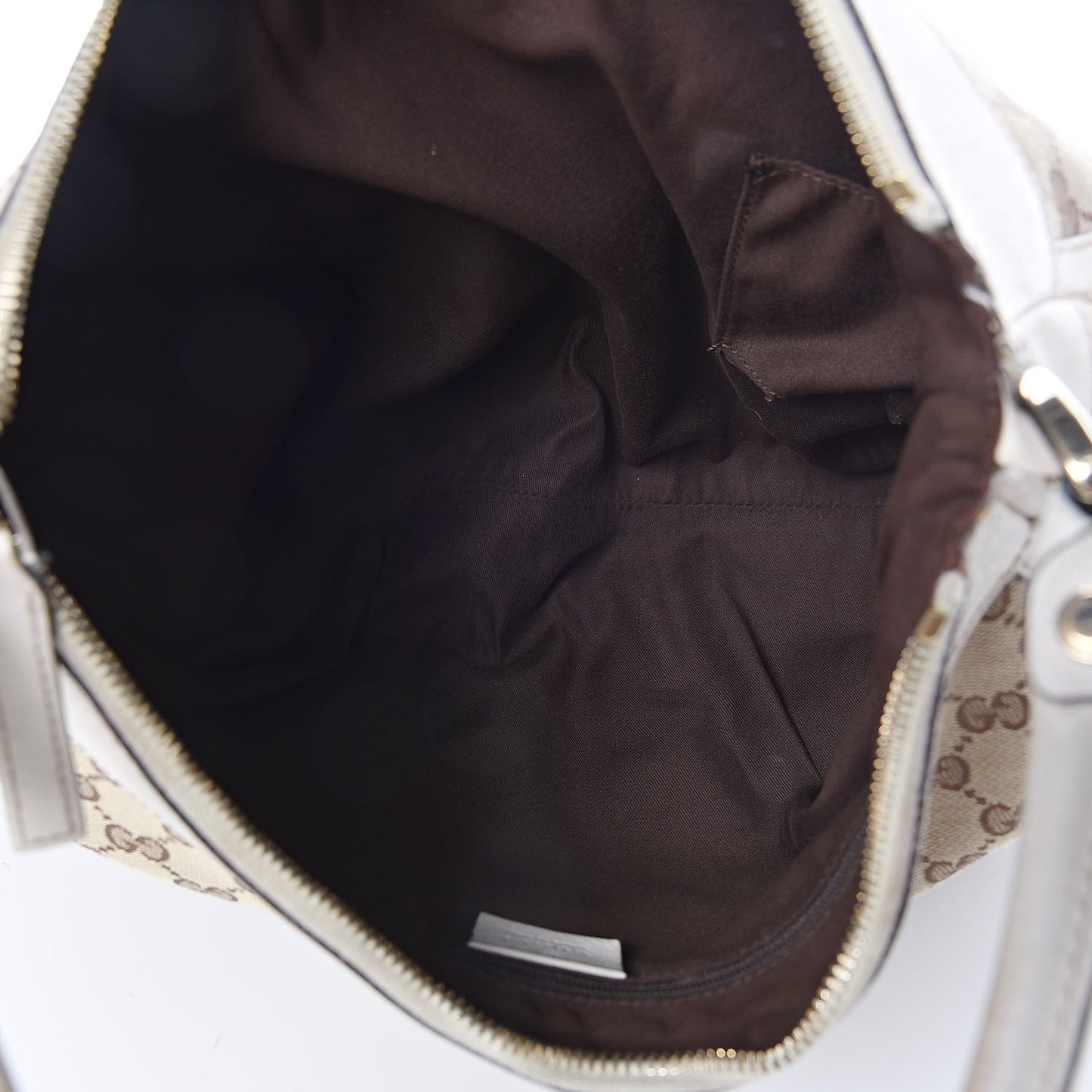 Monogram Large D Gold Hobo Off White
