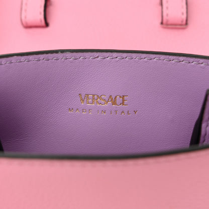 Versace Calfskin La Medusa Chain Crossbody Phone Pouch Pink 6 of 10