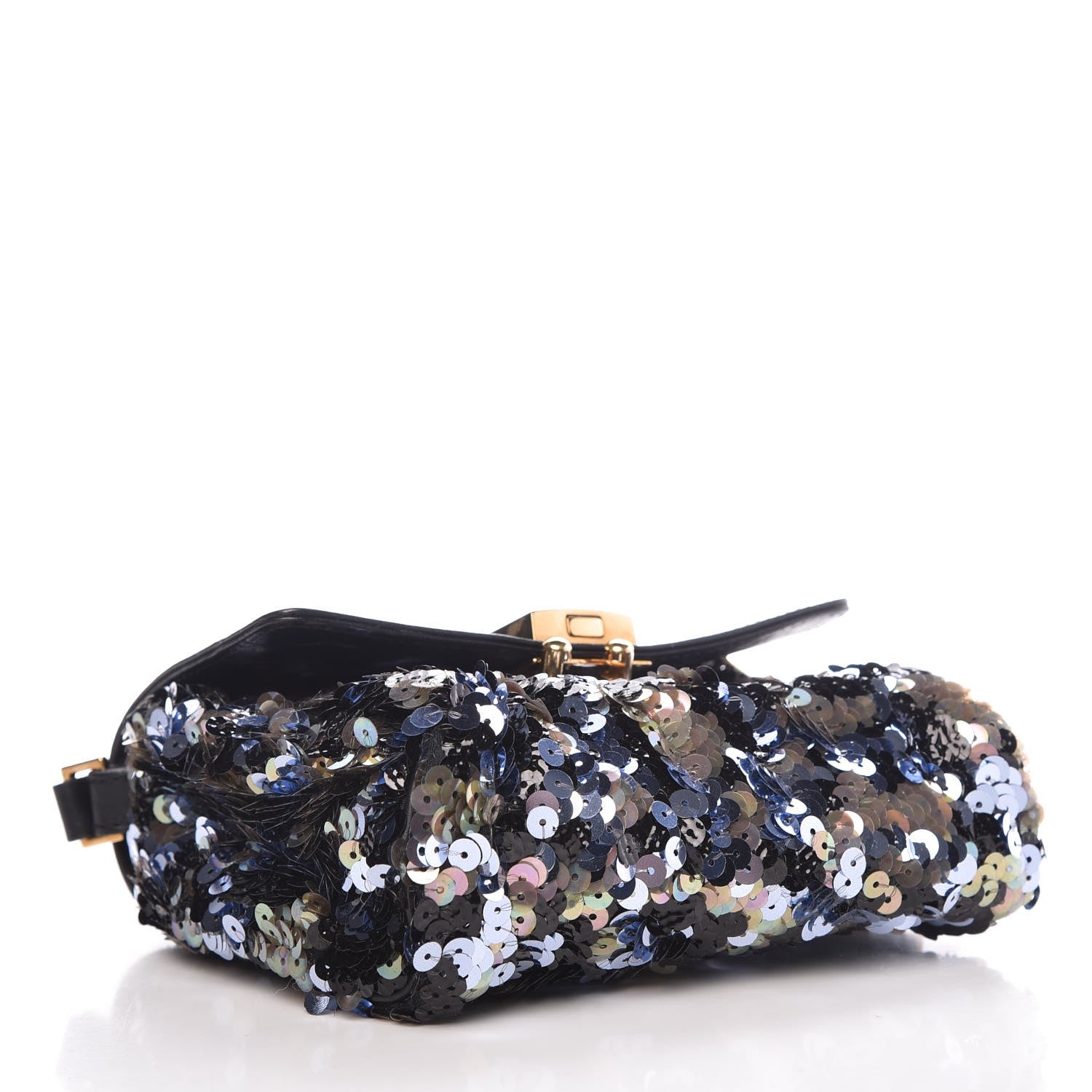 Marc Jacobs Sequins Tweed Mini Debbie Crossbody Bag Black 4 of 9