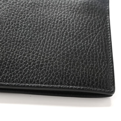Gucci Dollar Calfskin Interlocking G Chain Wallet Black 13 of 15
