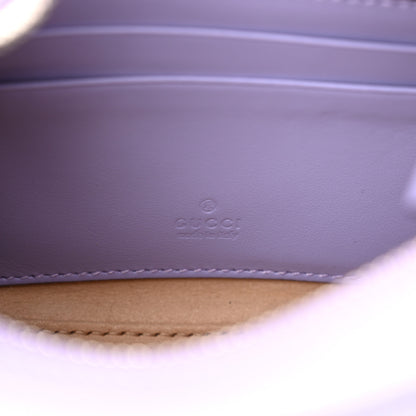 Gucci Calfskin Matelasse Mini GG Marmont Half Moon Hobo Lapis 6 of 10