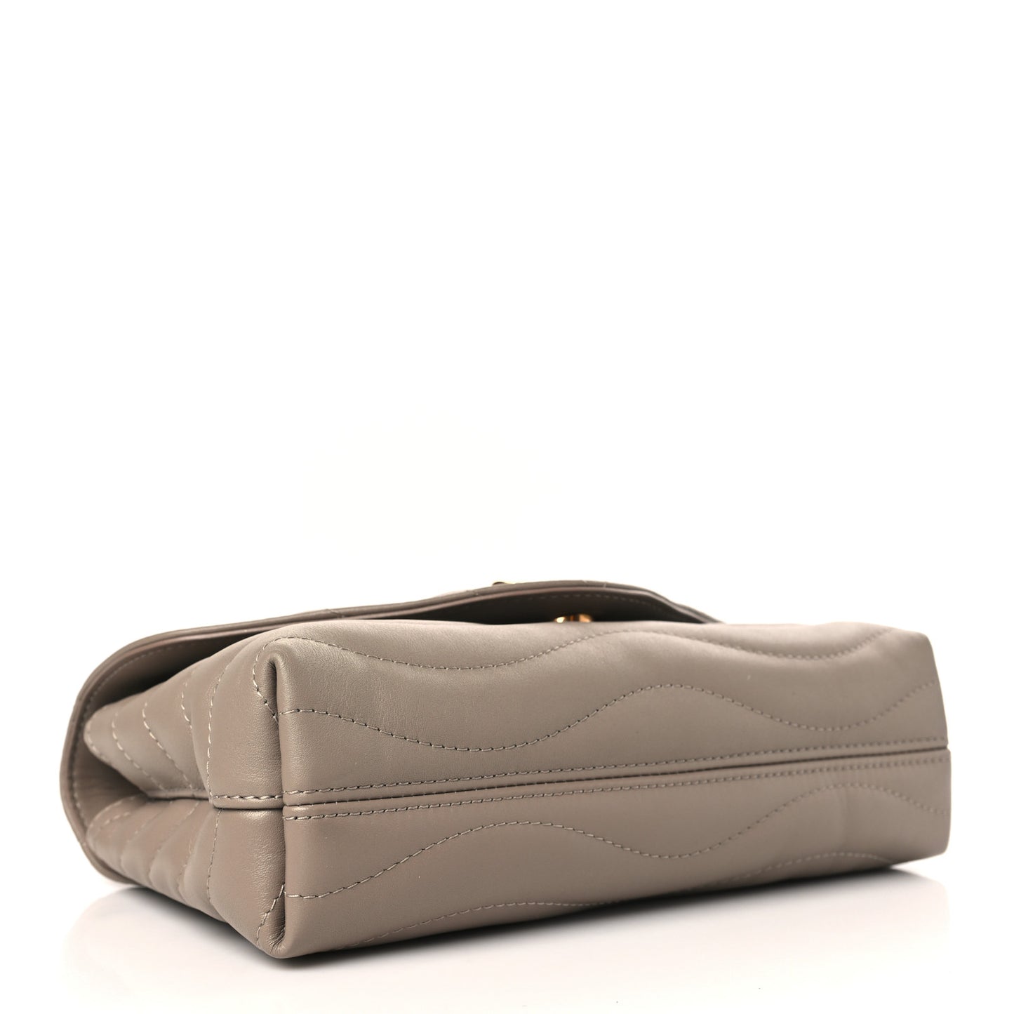 Calfskin LV New Wave Chain Bag Taupe