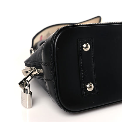 Louis Vuitton Epi Jacquard Alma BB Black 10 of 11