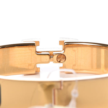 Hermes Enamel Narrow Clic Clac H Bracelet PM Emeraude 4 of 6