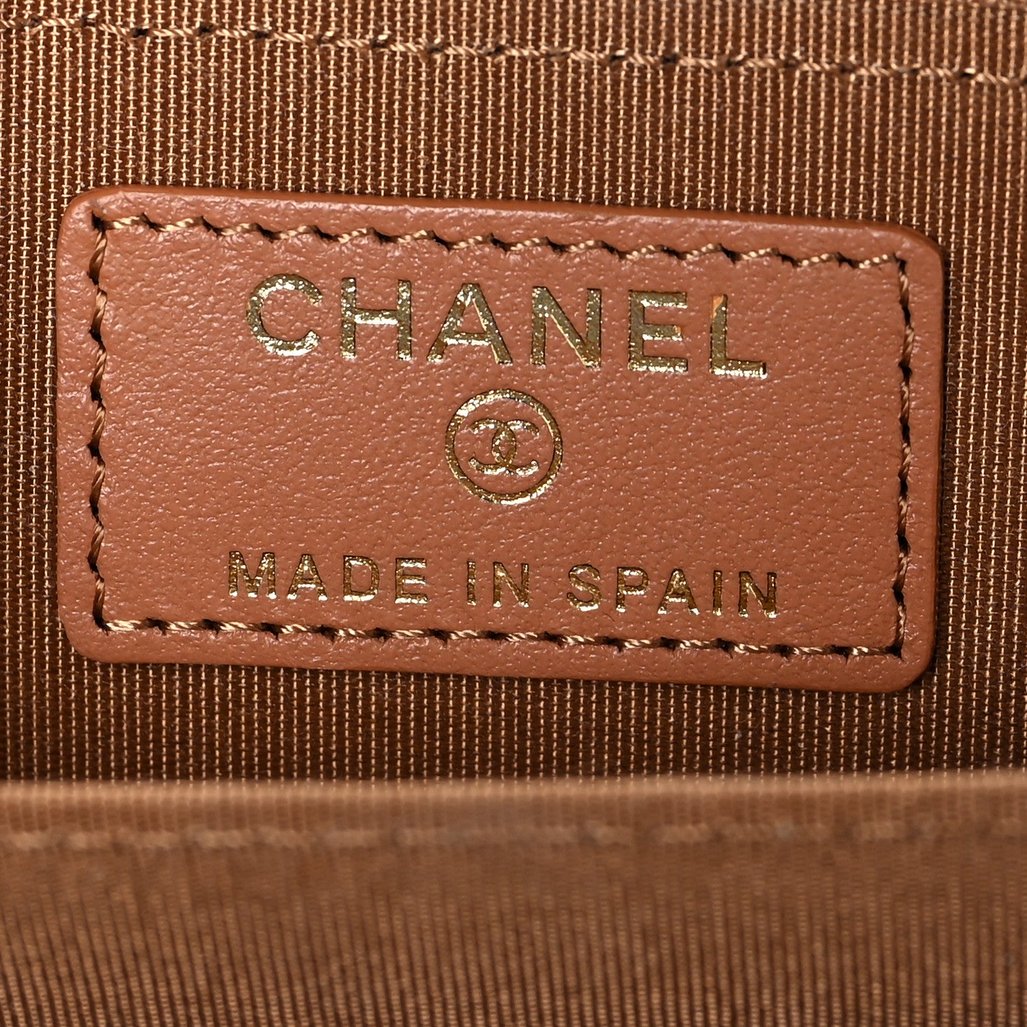 Chanel Lambskin Quilted Chanel 19 Zip Around Coin Purse Wallet Brown 6 of 8