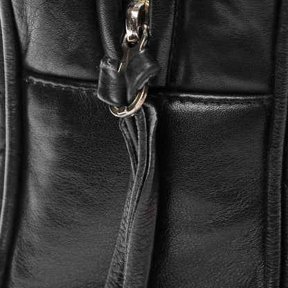 Chanel Lambskin Quilted Shoulder Bag Black 8 of 8