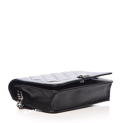 Chanel Caviar Quilted Boy Wallet On Chain WOC Black 4 of 11