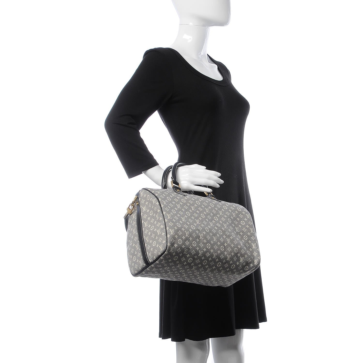 Louis Vuitton Monogram Idylle Speedy Bandouliere 30 Encre 3 of 7