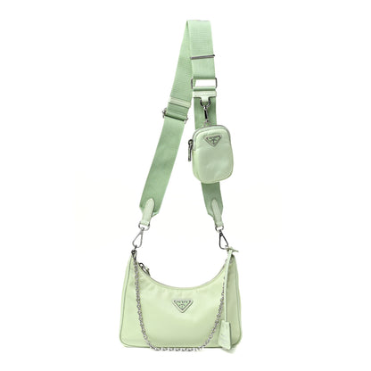 Prada Re-Nylon Saffiano Re-Edition 2005 Shoulder Bag Acqua 1 of 11