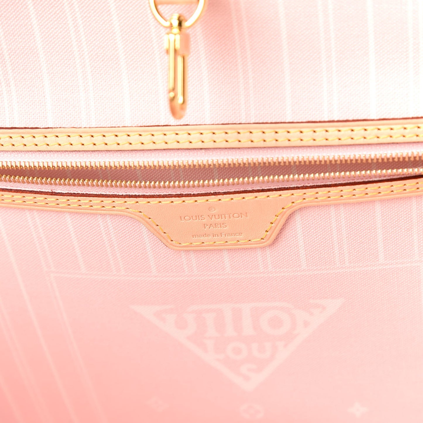 Monogram Giant By The Pool Neverfull MM Light Pink