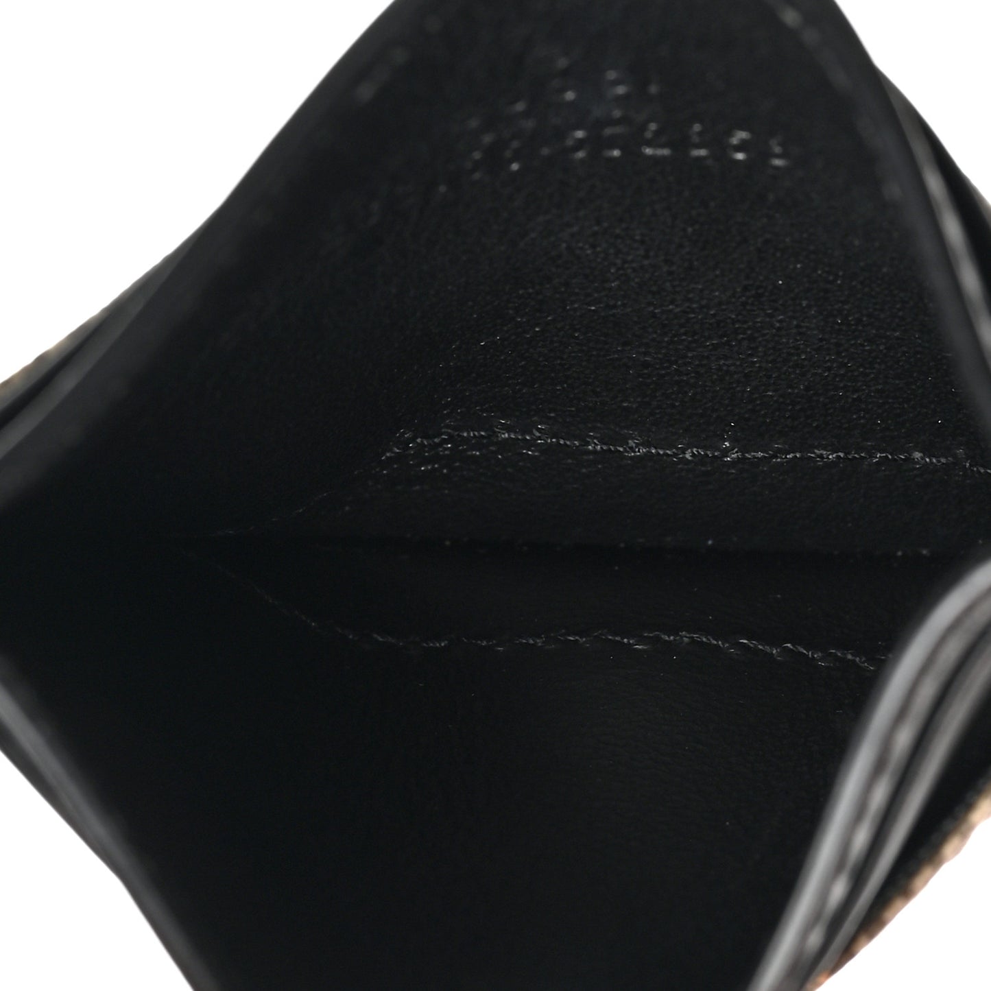GG Supreme Monogram Bees Card Holder Black