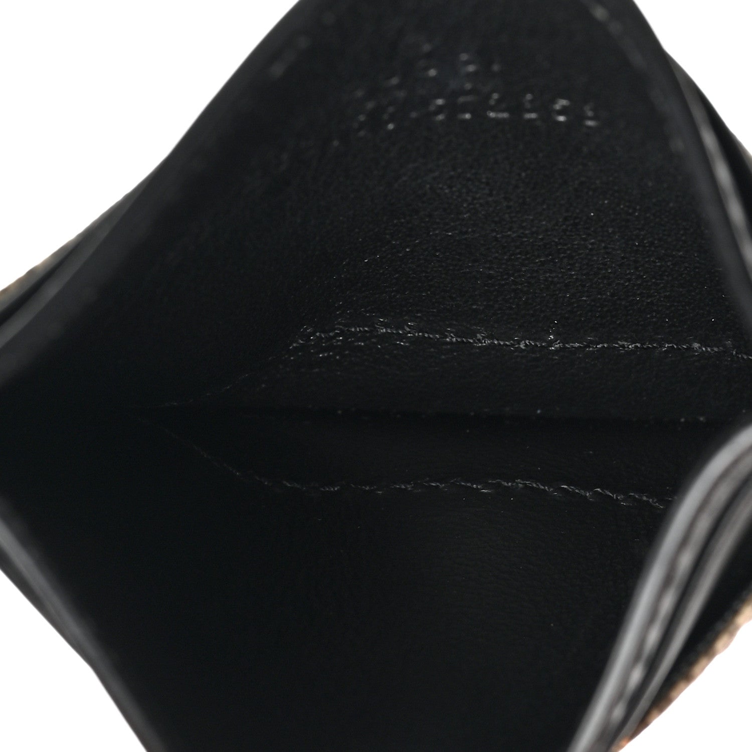 Gucci GG Supreme Monogram Bees Card Holder Black 5 of 6