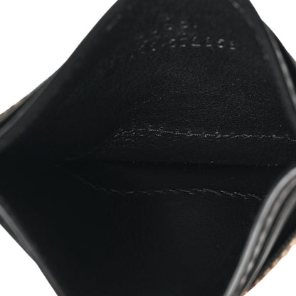Gucci GG Supreme Monogram Bees Card Holder Black 5 of 6
